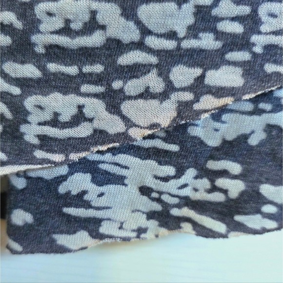 Sundance Burnout Layered Top Whitney Pullover Blue Sz Large Long Sleeve Shirt - Picture 11 of 16